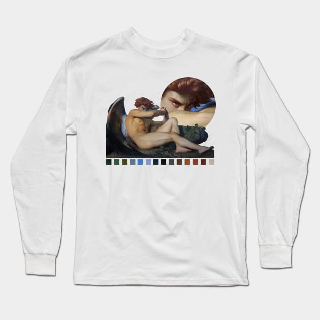 Fallen Angel Swatches Fallen Angel Long Sleeve T Shirt TeePublic